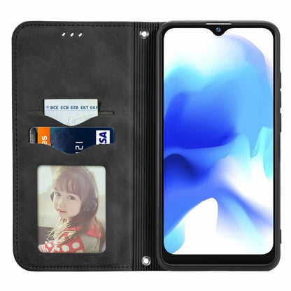 For Blackview A80 / A80s Retro Skin Feel Business Magnetic Horizontal Flip Leather Case with Holder & Card Slots & Wallet & Photo Frame(Black) - More Brand by PMC Jewellery | Online Shopping South Africa | PMC Jewellery | Buy Now Pay Later Mobicred