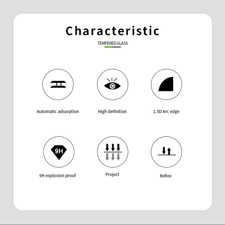 For Samsung Galaxy Xcover 5 MOFI 9H 2.5D Full Screen Tempered Glass Film(Black) - free shipping - PMC TechLife - Order now!