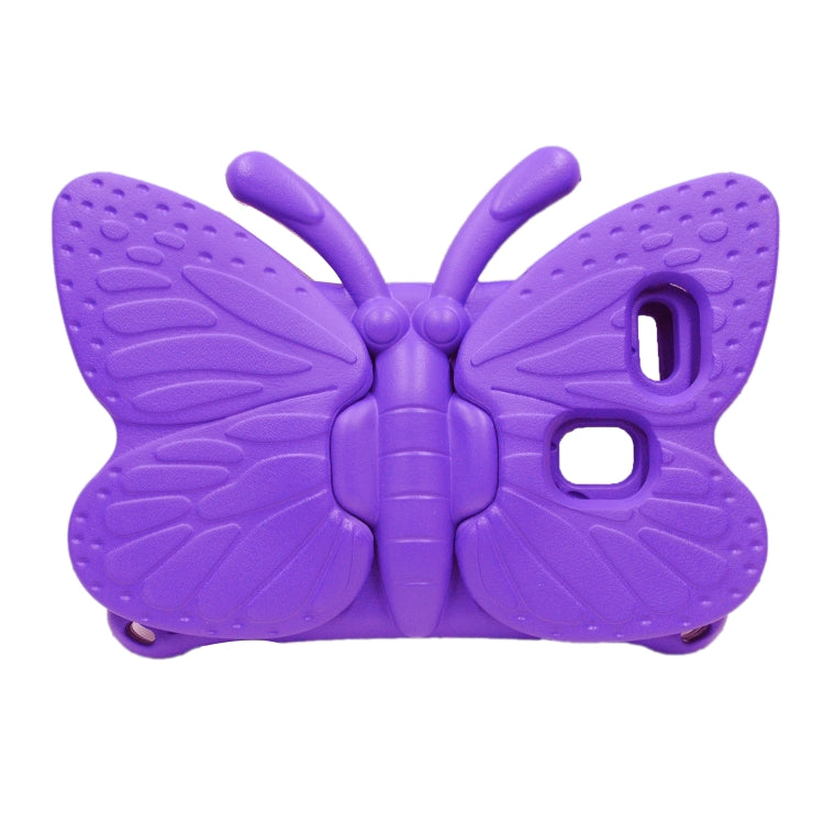 For Amazon Kindle Fire HD 8 2020 Butterfly Bracket Style EVA Children Falling Proof Cover Protective Case(Purple) - Amazon by PMC TechLife | Online Shopping South Africa | PMC TechLife | Buy Now Pay Later Mobicred