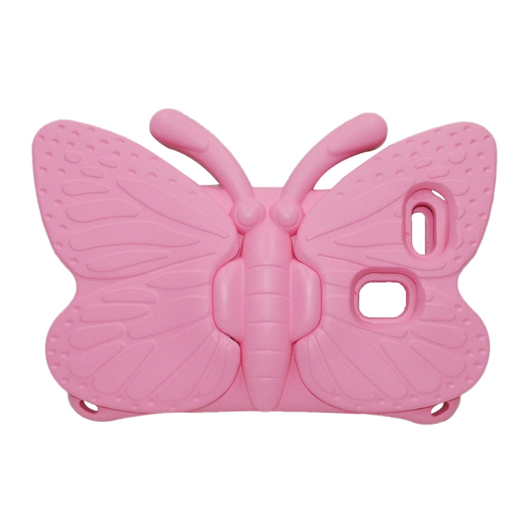 For Amazon Kindle Fire HD8 2016/2017/2018 Butterfly Bracket Style EVA Children Falling Proof Cover Protective Case(Pink) - Amazon by PMC TechLife | Online Shopping South Africa | PMC TechLife | Buy Now Pay Later Mobicred