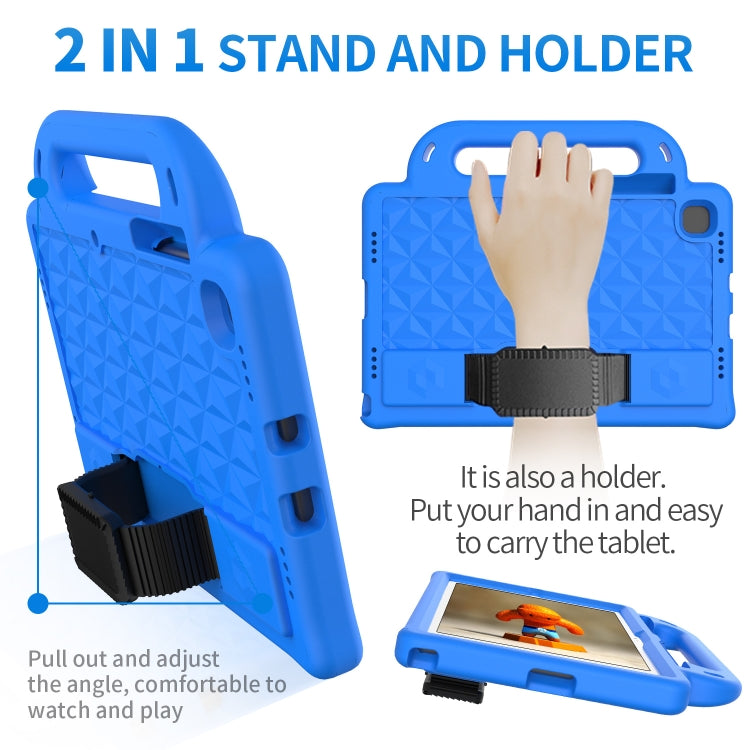For Lenovo Tab M10 Plus TB-X606 10.3 Diamond Series EVA Anti-Fall Shockproof Sleeve Protective Shell Case with Holder & Strap(Red) - Lenovo by PMC TechLife | Online Shopping South Africa | PMC TechLife | Buy Now Pay Later Mobicred