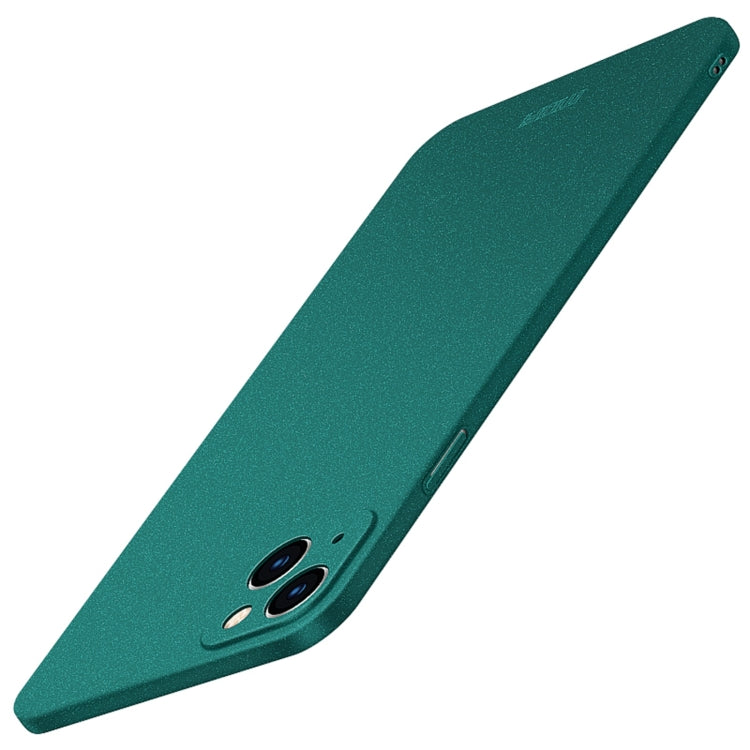 For iPhone 13 MOFI Fandun Series Frosted PC Ultra-thin All-inclusive Protective Case(Green) - iPhone 13 Cases by MOFI | Online Shopping South Africa | PMC TechLife | Buy Now Pay Later Mobicred