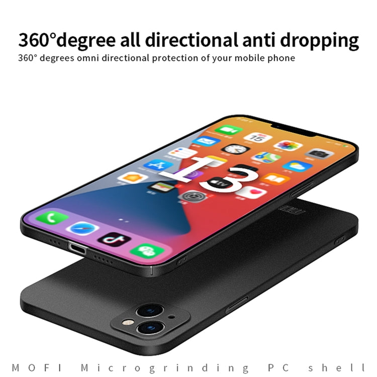 For iPhone 13 MOFI Fandun Series Frosted PC Ultra-thin All-inclusive Protective Case(Red) - iPhone 13 Cases by MOFI | Online Shopping South Africa | PMC TechLife | Buy Now Pay Later Mobicred