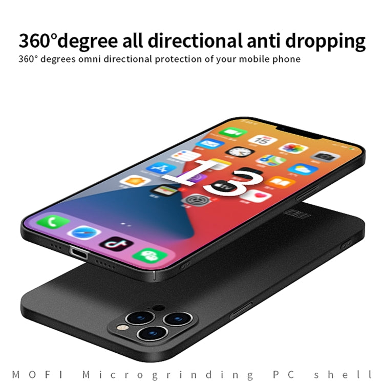 For iPhone 13 Pro MOFI Fandun Series Frosted PC Ultra-thin All-inclusive Protective Case (Blue) - free shipping - PMC TechLife - Order now!