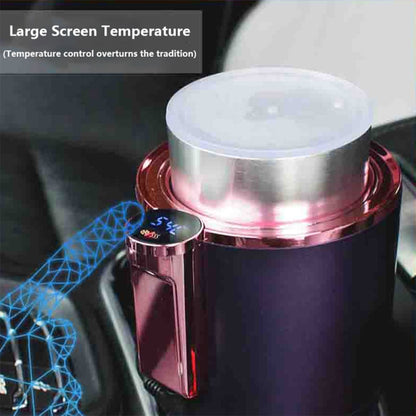 2-in-1 Smart Car Cup Cooler Outdoor Travel Heater Portable Auto Mini Refrigerator 12V Cooling Heating Cup and Drink Holder(Purple) - Stowing Tidying by PMC Jewellery | Online Shopping South Africa | PMC Jewellery | Buy Now Pay Later Mobicred