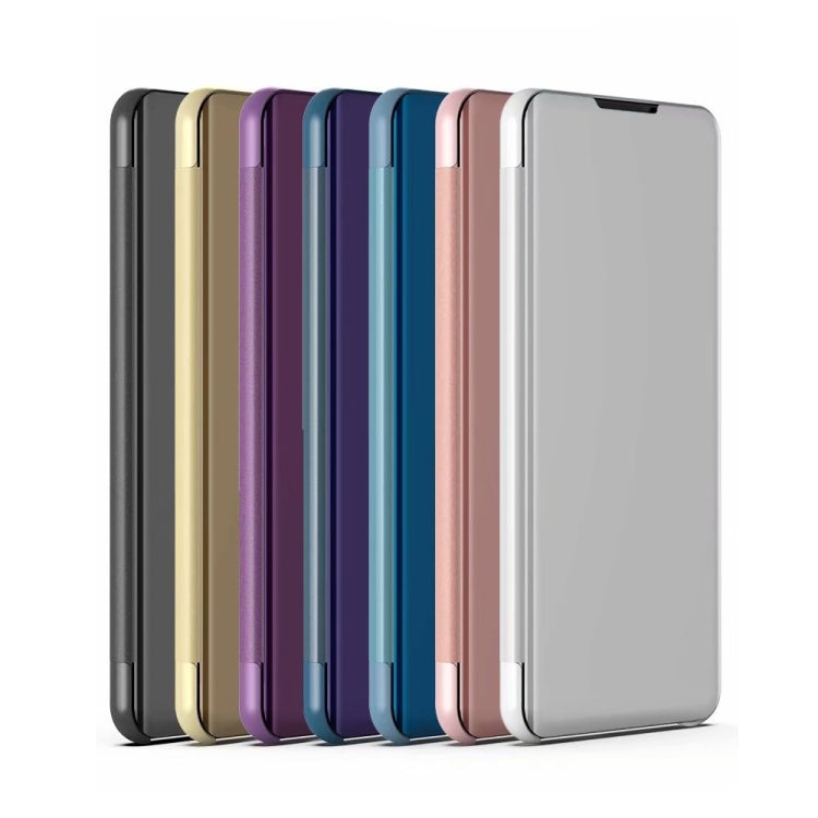 For Xiaomi Mi 11T / 11T Pro Plated Mirror Horizontal Flip Leather Case with Holder(Silver) - Xiaomi Cases by PMC TechLife | Online Shopping South Africa | PMC TechLife