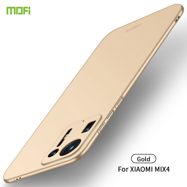 For Xiaomi Mix 4 MOFI Frosted PC Ultra-thin Hard Case(Gold) - Xiaomi Cases by MOFI | Online Shopping South Africa | PMC Jewellery