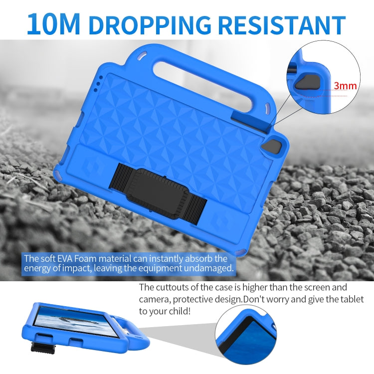 For Lenovo M10 X306X / X306F Diamond Series EVA Anti-Fall Shockproof Sleeve Protective Shell Case with Holder & Strap(Blue) - Lenovo by PMC TechLife | Online Shopping South Africa | PMC TechLife | Buy Now Pay Later Mobicred