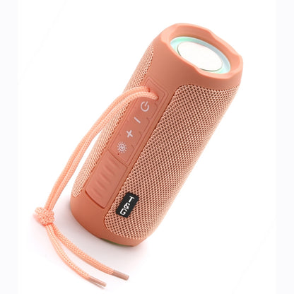 T&G TG227 Outdoor Portable Waterproof Bluetooth Music Speaker with LED Support FM / TF / USB(Pink) - Desktop Speaker by T&G | Online Shopping South Africa | PMC Jewellery | Buy Now Pay Later Mobicred