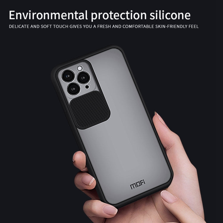 For iPhone 13 Pro MOFI Translucent Frosted PC + TPU Phone Case(Black) - iPhone 13 Cases by MOFI | Online Shopping South Africa | PMC Jewellery