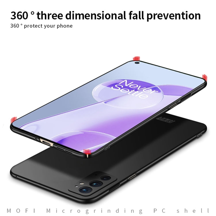 For OnePlus 9RT 5G MOFI Frosted PC Ultra-thin Hard Phone Case(Black) - OnePlus Cases by MOFI | Online Shopping South Africa | PMC TechLife | Buy Now Pay Later Mobicred