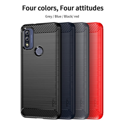 For Motorola Moto G Pure 2021 MOFI Gentleness Series Brushed Texture Carbon Fiber Soft TPU Case(Black) - Motorola Cases by MOFI | Online Shopping South Africa | PMC Jewellery | Buy Now Pay Later Mobicred