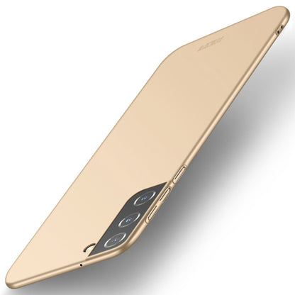 For Samsung Galaxy S22 5G MOFI Frosted PC Ultra-thin Hard Phone Case(Gold) - Galaxy S22 5G Cases by MOFI | Online Shopping South Africa | PMC Jewellery