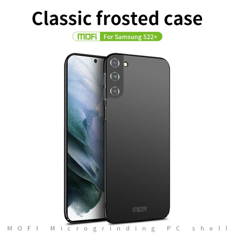 For Samsung Galaxy S22+ 5G MOFI Frosted PC Ultra-thin Hard Phone Case(Gold) - Galaxy S22+ 5G Cases by MOFI | Online Shopping South Africa | PMC TechLife
