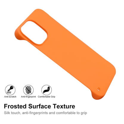 For iPhone 12 / 12 Pro ENKAY Matte Frameless Hard PC Case(Orange) - iPhone 12 / 12 Pro Cases by ENKAY | Online Shopping South Africa | PMC Jewellery | Buy Now Pay Later Mobicred