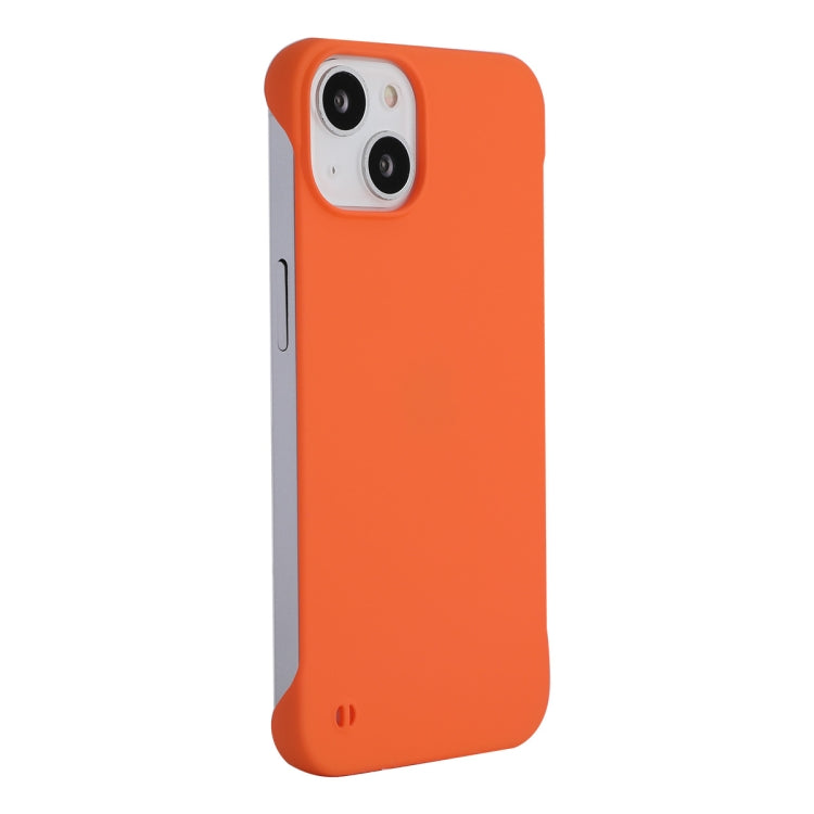 For iPhone 13 mini ENKAY Matte Frameless PC Phone Case (Orange) - iPhone 13 mini Cases by ENKAY | Online Shopping South Africa | PMC Jewellery | Buy Now Pay Later Mobicred