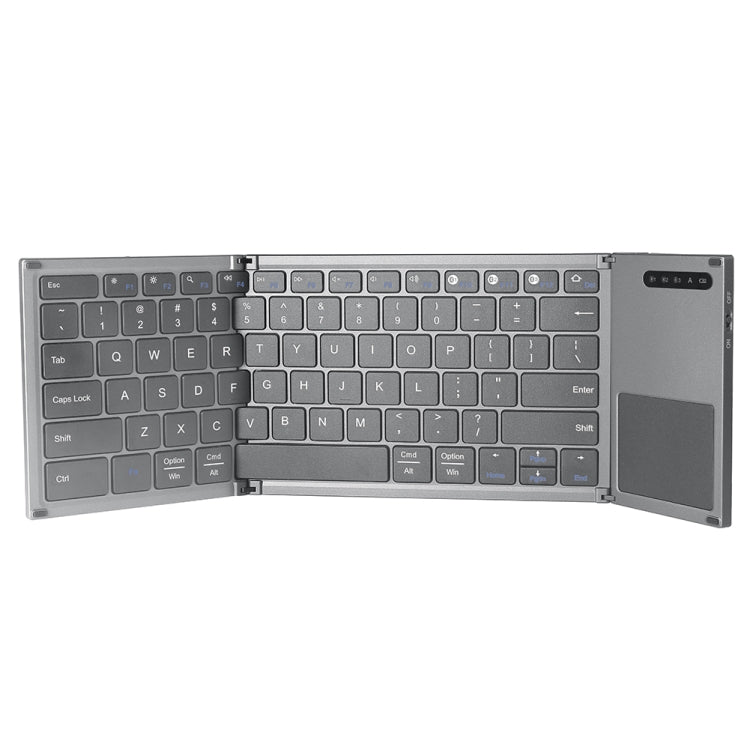 B066S Multi-function Ultra-thin Mini Wireless Three Fold Bluetooth Keyboard - Wireless Keyboard by PMC Jewellery | Online Shopping South Africa | PMC Jewellery | Buy Now Pay Later Mobicred