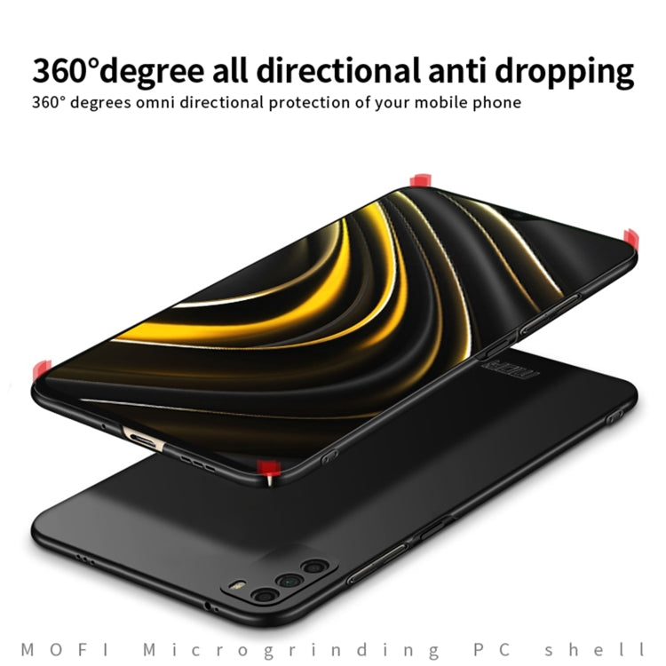 For Xiaomi Poco M3 / Redmi 9T MOFI Frosted PC Ultra-thin Hard Case(Black) - Xiaomi Cases by MOFI | Online Shopping South Africa | PMC TechLife | Buy Now Pay Later Mobicred
