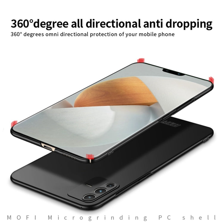 For vivo S12 Pro MOFI Frosted PC Ultra-thin Hard Phone Case(Black) - vivo Cases by MOFI | Online Shopping South Africa | PMC TechLife