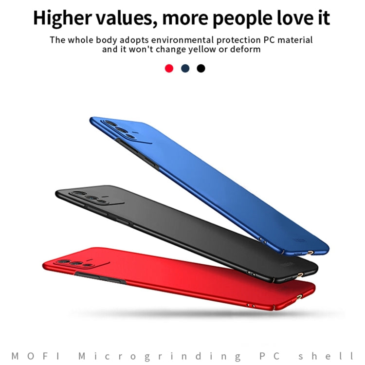 For vivo S12 Pro MOFI Frosted PC Ultra-thin Hard Phone Case(Blue) - free shipping - PMC TechLife - Order now!