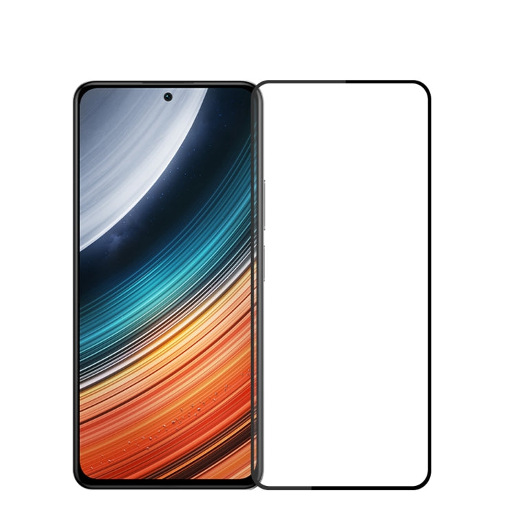 For Xiaomi Redmi K40S MOFI 9H 2.5D Full Screen Tempered Glass Film(Black) -  by MOFI | Online Shopping South Africa | PMC TechLife | Buy Now Pay Later Mobicred
