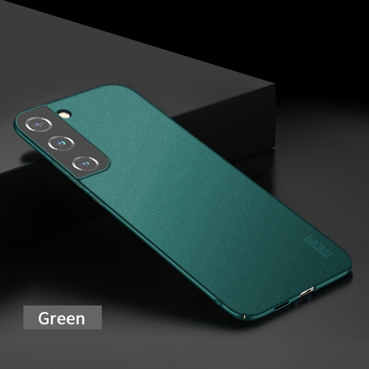 For Samsung Galaxy S22 5G MOFI Fandun Series Frosted Ultra-thin PC Hard Phone Case(Green) - Galaxy S22 5G Cases by MOFI | Online Shopping South Africa | PMC Jewellery