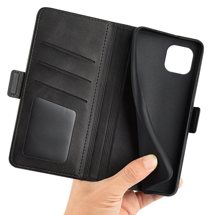 For Blackview A95 Dual-side Magnetic Buckle Leather Phone Case(Black) - More Brand by PMC TechLife | Online Shopping South Africa | PMC TechLife
