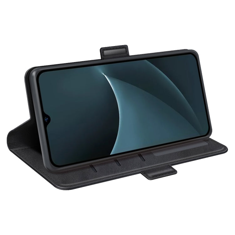 For Blackview A95 Dual-side Magnetic Buckle Leather Phone Case(Black) - More Brand by PMC TechLife | Online Shopping South Africa | PMC TechLife