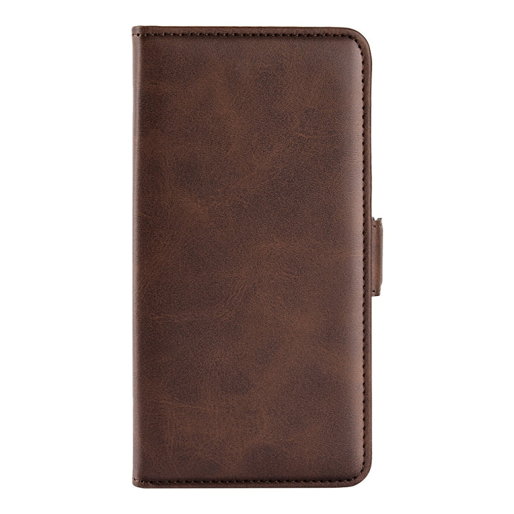 For Blackview A55 Pro Dual-side Magnetic Buckle Leather Phone Case(Brown) - More Brand by PMC Jewellery | Online Shopping South Africa | PMC Jewellery | Buy Now Pay Later Mobicred