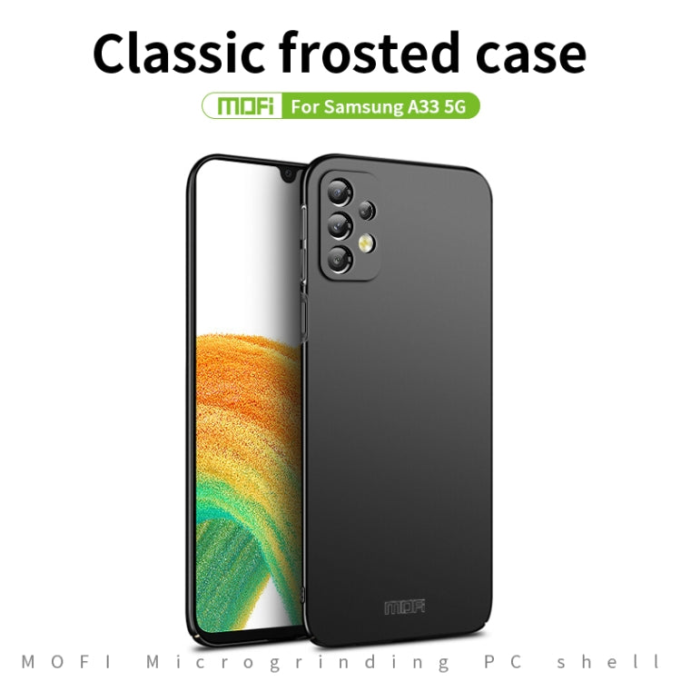 For Samsung Galaxy A33 5G MOFI Frosted PC Ultra-thin Hard Phone Case(Rose gold) - free shipping - PMC TechLife - Order now!