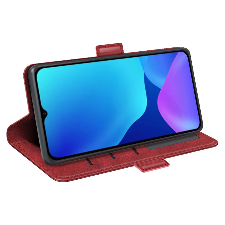 For Ulefone note 10 Dual-side Magnetic Buckle Leather Phone Case(Red) - Ulefone Cases by PMC Jewellery | Online Shopping South Africa | PMC Jewellery | Buy Now Pay Later Mobicred