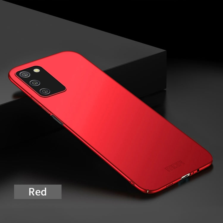 For Samsung Galaxy A02s EU / A03s / M02s / F02s MOFI Frosted PC Ultra-thin Hard Case(Red) - Galaxy Phone Cases by MOFI | Online Shopping South Africa | PMC Jewellery