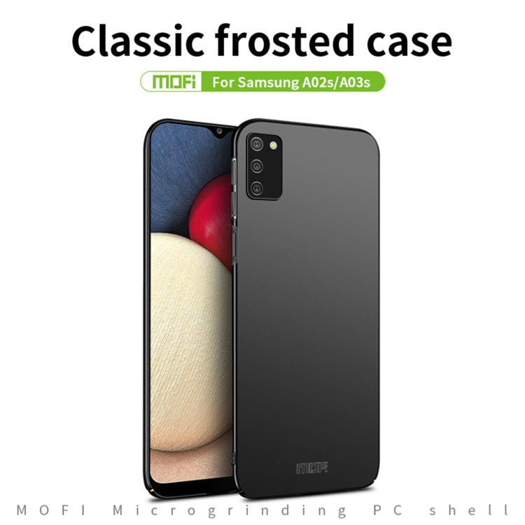 For Samsung Galaxy A02s EU / A03s / M02s / F02s MOFI Frosted PC Ultra-thin Hard Case(Red) - Galaxy Phone Cases by MOFI | Online Shopping South Africa | PMC Jewellery