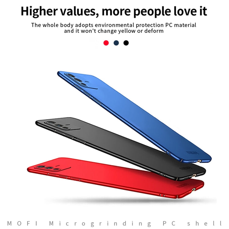 For vivo V23 5G / S12 MOFI Frosted PC Ultra-thin Hard Case(Blue) - vivo Cases by MOFI | Online Shopping South Africa | PMC TechLife