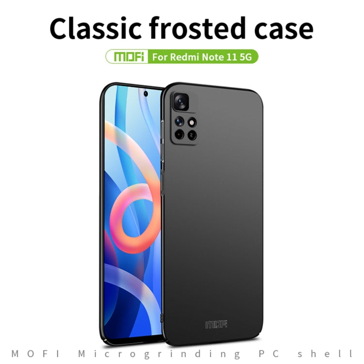 For Redmi Note 11 5G / Note11S 5G / Poco M4 Pro 5G MOFI Frosted PC Ultra-thin Hard  Phone Case(Blue) - Xiaomi Cases by MOFI | Online Shopping South Africa | PMC Jewellery