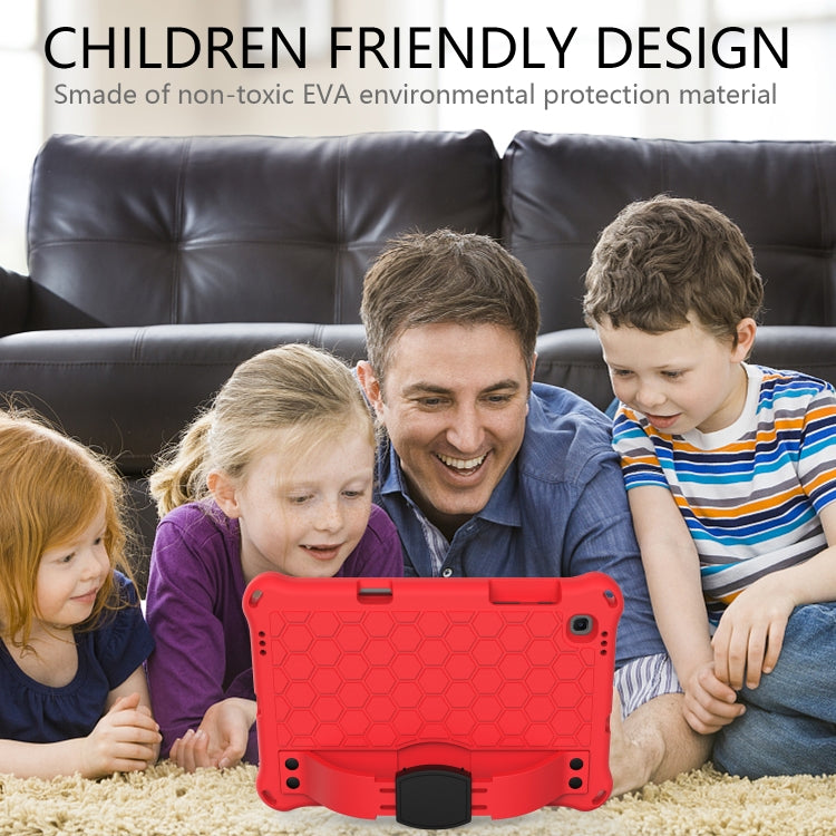 For Lenovo X306 / X606 / K10 Honeycomb EVA + PC Shockproof Tablet Case with Strap(Red+Black) - free shipping - PMC TechLife - Order now!
