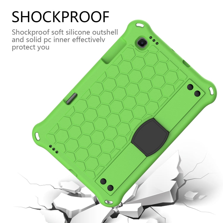 For Lenovo X306 / X606 / K10 Honeycomb EVA + PC Shockproof Tablet Case with Strap(Green+Black) - Lenovo by PMC TechLife | Online Shopping South Africa | PMC TechLife | Buy Now Pay Later Mobicred