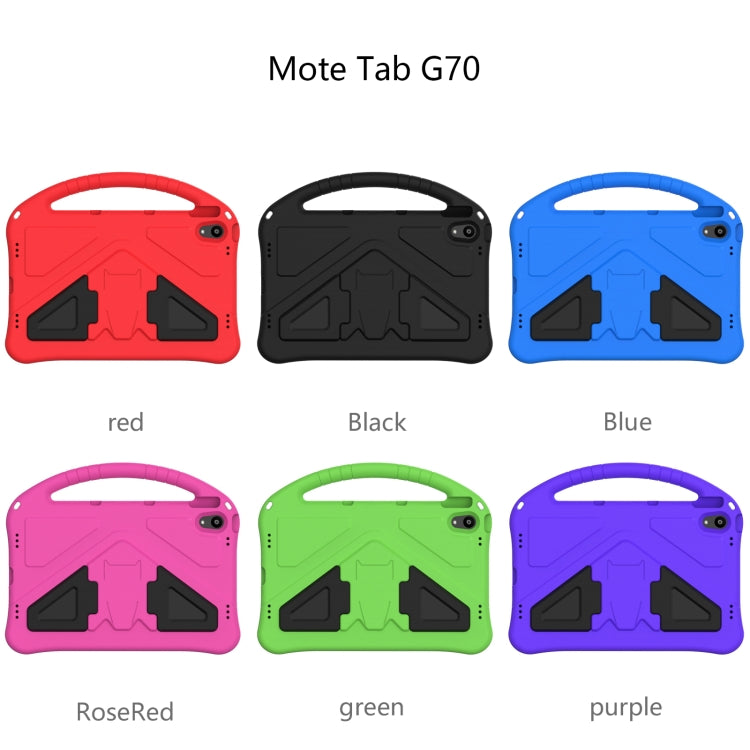 For Motorola Moto Tab G70 EVA Shockproof Tablet Case with Holder(Red) - Others by PMC TechLife | Online Shopping South Africa | PMC TechLife | Buy Now Pay Later Mobicred