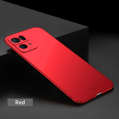 For OPPO Reno7 Pro MOFI Frosted PC Ultra-thin Hard Case(Red) - OPPO Cases by MOFI | Online Shopping South Africa | PMC Jewellery