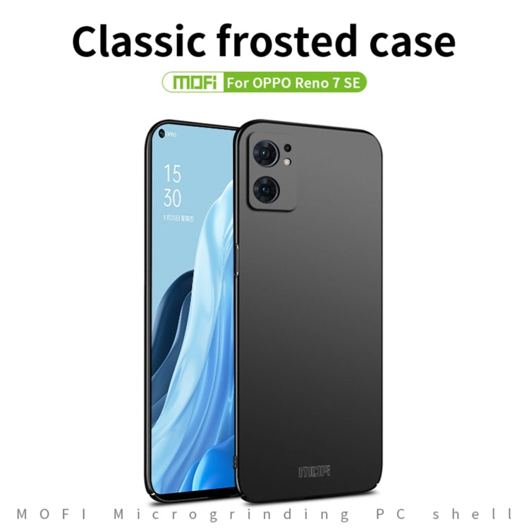 For OPPO Reno7 SE MOFI Frosted PC Ultra-thin Hard Case(Red) - OPPO Cases by MOFI | Online Shopping South Africa | PMC TechLife | Buy Now Pay Later Mobicred