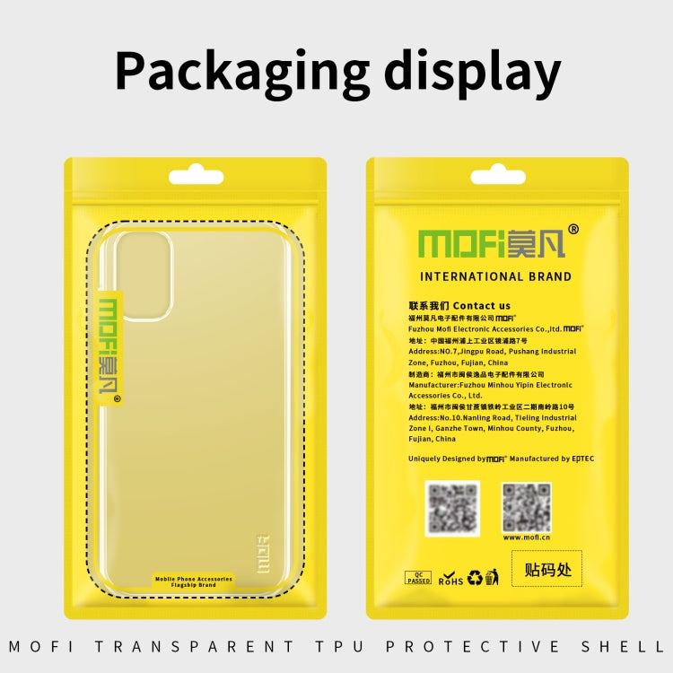 For Samsung Galaxy A13 4G MOFI Ming Series Ultra-thin TPU Phone Case(Transparent) - Galaxy Phone Cases by MOFI | Online Shopping South Africa | PMC TechLife
