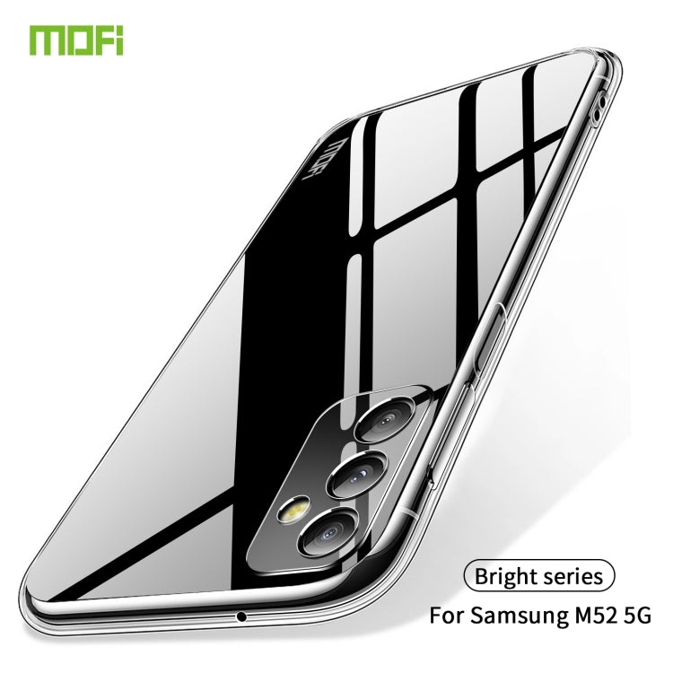 For Samsung Galaxy M52 5G MOFI Ming Series Ultra-thin TPU Phone Case(Transparent) - Galaxy Phone Cases by MOFI | Online Shopping South Africa | PMC Jewellery