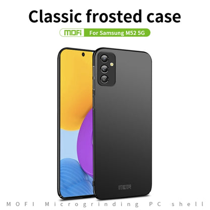 For Samsung Galaxy M52 5G MOFI Frosted PC Ultra-thin Hard Case(Blue) -  by MOFI | Online Shopping South Africa | PMC Jewellery