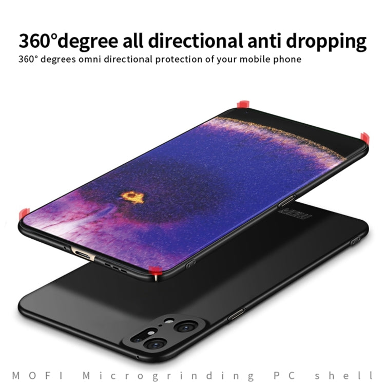 For OPPO Find X5 Pro MOFI Frosted PC Ultra-thin Hard Case(Blue) -  by MOFI | Online Shopping South Africa | PMC TechLife | Buy Now Pay Later Mobicred