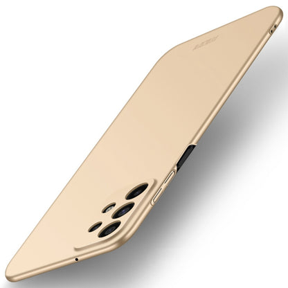 For Samsung Galaxy A23 4G MOFI Frosted PC Ultra-thin Hard Case(Gold) - Galaxy Phone Cases by MOFI | Online Shopping South Africa | PMC Jewellery