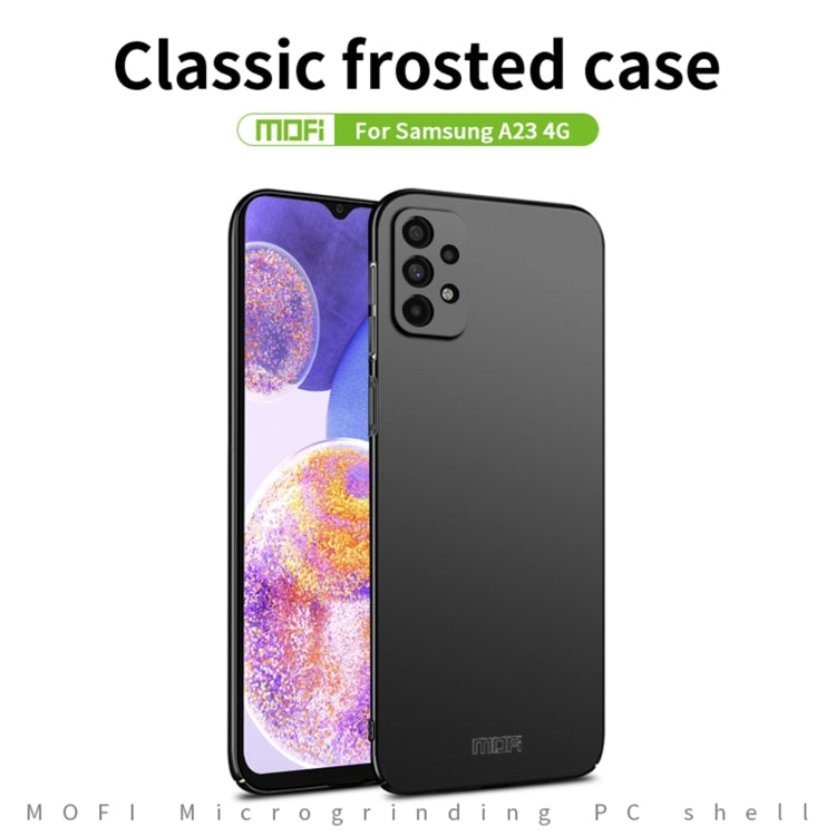 For Samsung Galaxy A23 4G MOFI Frosted PC Ultra-thin Hard Case(Rose gold) - free shipping - PMC TechLife - Order now!