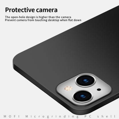 For iPhone 14 MOFI Frosted PC Ultra-thin Hard Case (Black) - iPhone 14 Cases by MOFI | Online Shopping South Africa | PMC Jewellery