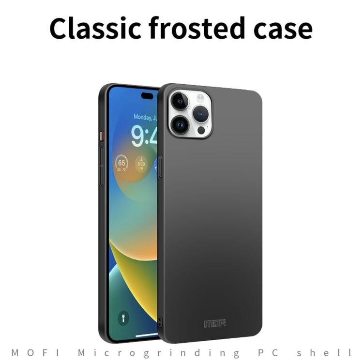 For iPhone 14 Pro Max MOFI Frosted PC Ultra-thin Hard Case (Gold) - iPhone 14 Pro Max Cases by MOFI | Online Shopping South Africa | PMC TechLife
