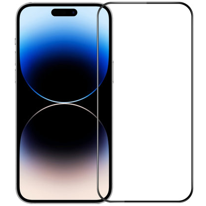 For iPhone 14 Pro MOFI 9H 3D Explosion-proof Curved Screen Tempered Glass Film(Black) - iPhone 14 Pro Tempered Glass by MOFI | Online Shopping South Africa | PMC Jewellery