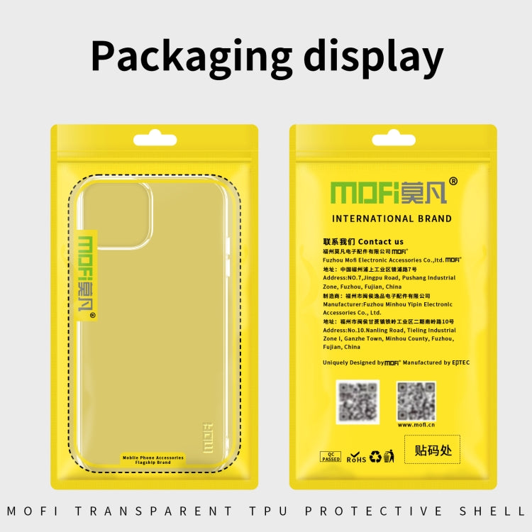 For iPhone 13 Pro Max MOFI Ming Series Ultra-thin TPU Phone Case (Transparent) - free shipping - PMC TechLife - Order now!